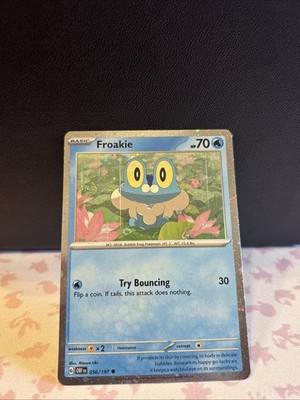 Froakie - Cosmos Holo w/ 2 SWIRL  Promo Miscellaneous Cards 056/197 NM Pokemon