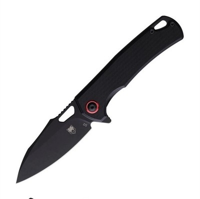 Cobratec Knives Wolverine Linerlock Black D2 G10 Manual Drop Point Clip