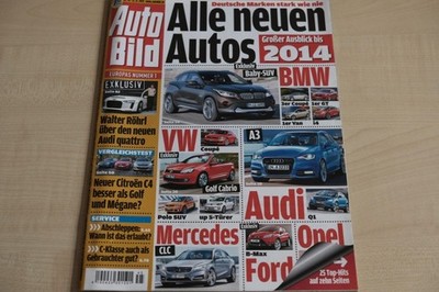 1) Auto Bild 45/2010 - Citroen C4 VTI Tendance mit - Renault Megane TCe Dynamiqu