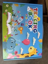 Preschool Busy Book for Ages 3-5, Reusable Tracing Activity Book 53 Pages, Writ