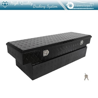 69''x20''x14'' Aluminum Storage Tool Box 2x Lifting Air Rod & 2x Lock For Truck RV