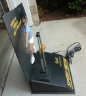 1970s Speidel Sport Metal Watchband Motorized Store Counter Display w Tennis Ply — photo 2