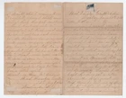CIVIL WAR LETTER - 93rd NY Infantry - Written Soon Before Battle Williamsburg !