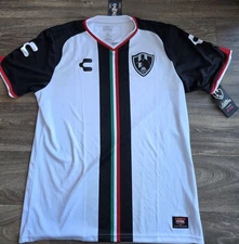 NWT Charly Club De Cuervos Netflix Futbol Soccer Jersey Mens Sz XL  *Defect*