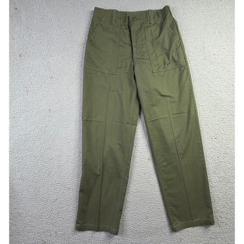 Vintage 1979 US Military OG-507 Utility Trousers Olive Green 34x31 Glenn Berry