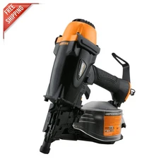 15-Degree Coil Siding Nailer with Safety Features - Ideal for DIY & Pro Projects