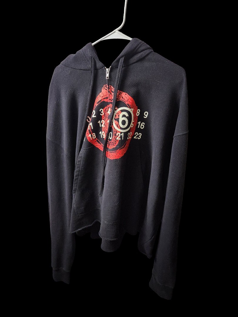 MM6 Maison Margiela Year Of The Snake Quarter Zip Hoodie. Size XL