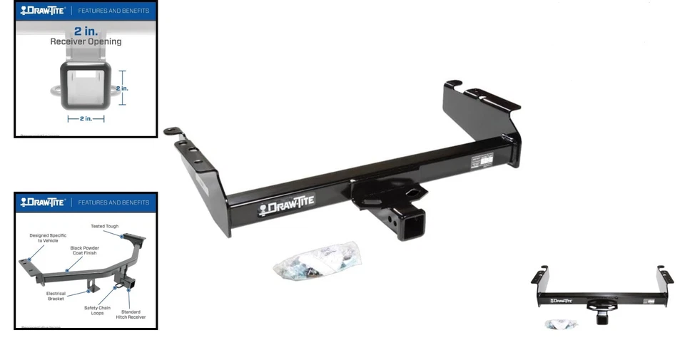 Max-Frame Class 3 Trailer Hitch Receiver for 1994-2002 Dodge Ram 1500/2500/3500 Foto 2 de 4