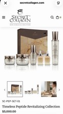 Secret Collagen Timeless Peptide Revitalizing 5-Piece Skincare Set NEW Sealed