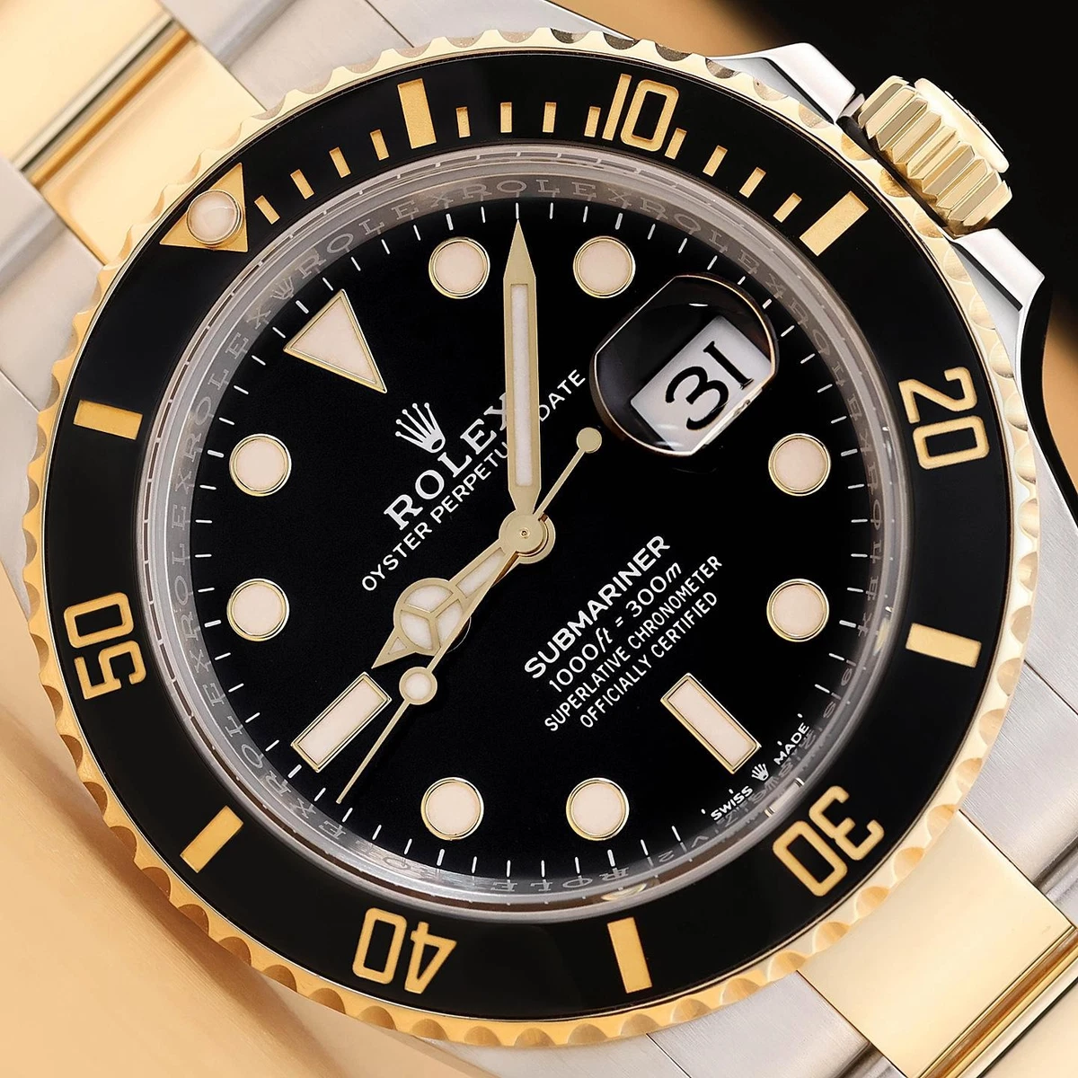 Rolex Submariner Yellow Gold Band Wristwatches for sale | eBay