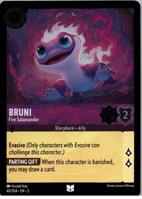 Bruni - Fire Salamander - Uncommon - Shimmering Skies - 40/204 - NM - Foil