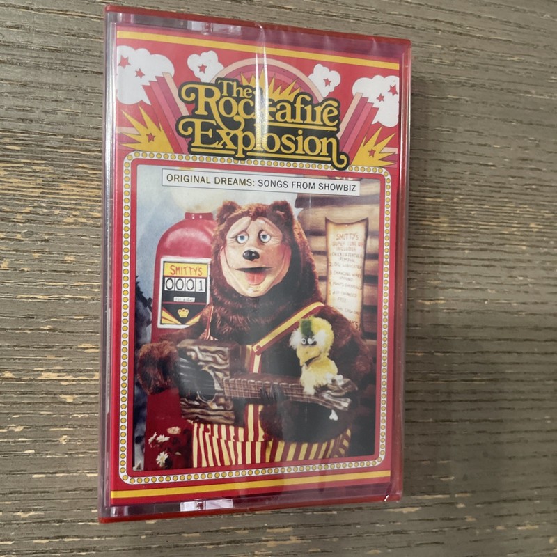The Rock-afire Explosion Original Dreams Songs from Showbiz Pizza Cassette Tape
