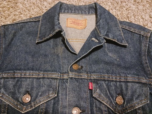 Vintage Levis Denim Trucker Jacket Mens Size 38R 70506-0216 USA Made 80s 90s by Levi's, $49.95 - Photo 2