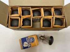 Vintage Prefocused Headlight Bulb 6 Volt General Electric 1209S Box of 10 Bulbs