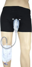 Male Urine Bag Underpants, Male Urinal Portable Pee Bag, Pee Catheter Holder for