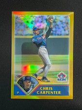 Chris Carpenter 2003 Topps Chrome #125 Gold Refractor /449