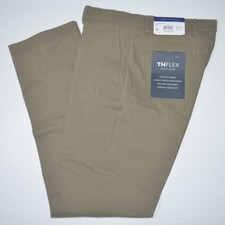 NWT TOMMY HILFIGER Flex Modern Fit Stretch Sage Flat Front Dress Pants 33 x 32