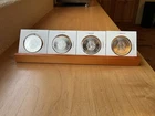 Aztec Mayan Calendar 1 oz. 999 Silver BU Round Golden State Mint Set of 4