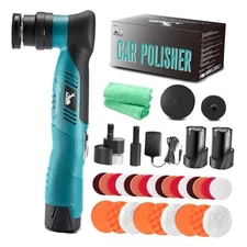 Cordless Mini Car Polisher, Fast Change 1/3inch 12mm Orbital and Rotary KIT 1