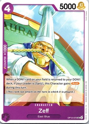 Zeff UC Legacy of the Master OP12-072 NM