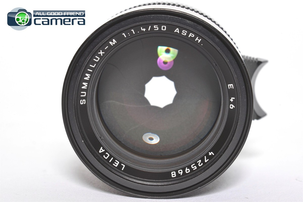 Leica Summilux-M 50mm F/1.4 ASPH. Lens Black Anodized 11891 | eBay