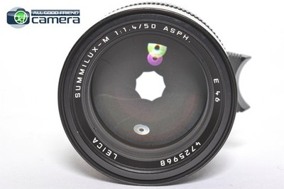 Leica Summilux-M 50mm F/1.4 ASPH. Lens Black Anodized 11891 | eBay