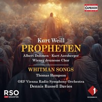 Audio Cd - Kurt Weill - Propheten - Capriccio -D- Neu