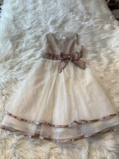 Lace-Bodice Fit  Flare Party Dress for girls Sz 6