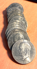 Rouleau de 20 dollars Eisenhower Ike 1976 T-2 1 $. MS, CHOIX TO GEM UNC