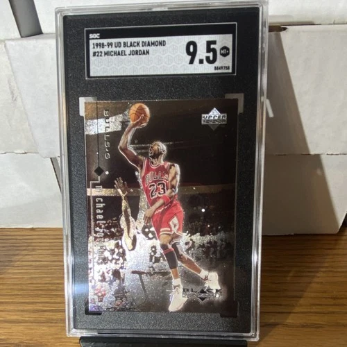 1998-99 Upper Deck Black Diamond Michael Jordan #22 SGC 9.5 Basketball Card