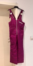 Skilatzhose ⛷️ Nylon Unisex Größe Ca.46 Lila/Aubergine Skihose 90er Vintage ♥️ 