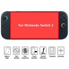 2Pack-Tempered Glass Screen Protector for Nintendo Switch 2 Console Protective