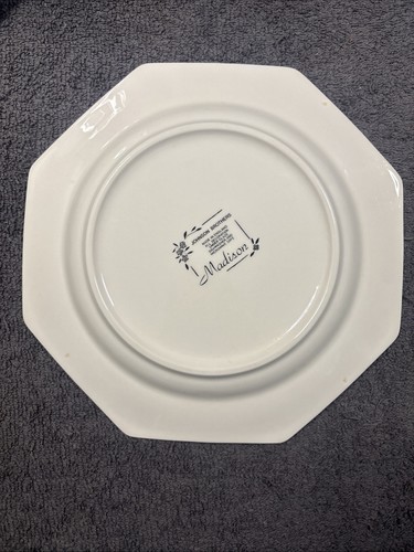 Platos de cena vintage Johnson Brothers "Madison" 10" hexagonales - Imagen 3 de 20