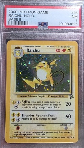 Raichu graded PSA 7 for sale on eBay