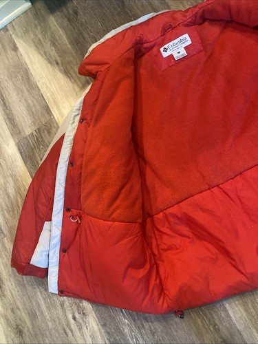 Vintage Columbia Bugaboo Ski Jacket Red Gray 90s Retro Men’s XXL Winter Shell Sn - Picture 6 of 15