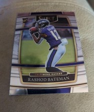 2021 Select Concourse Rashod Bateman Rookie Baltimore Ravens #55