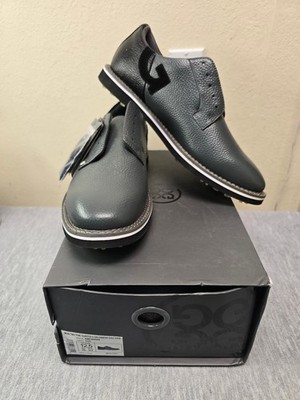 G/FORE Gallivanter Pebble Leather Two Tone Charcoal GMF000004 Men s Size 9-12.5