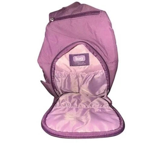 Mochila Lug ciruela púrpura con correas ajustables y múltiples bolsillos para mujer Foto 4 de 4