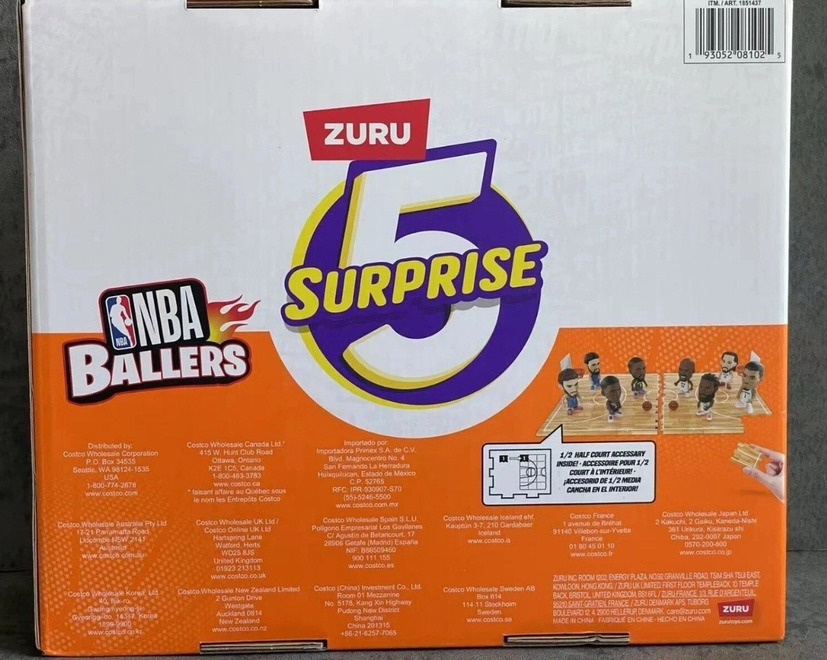 ZURU 5 Surprise NBA Ballers 2個✕2個セット Amazon.com: 5 Surprise NBA Ballers Series 2 by ZURU