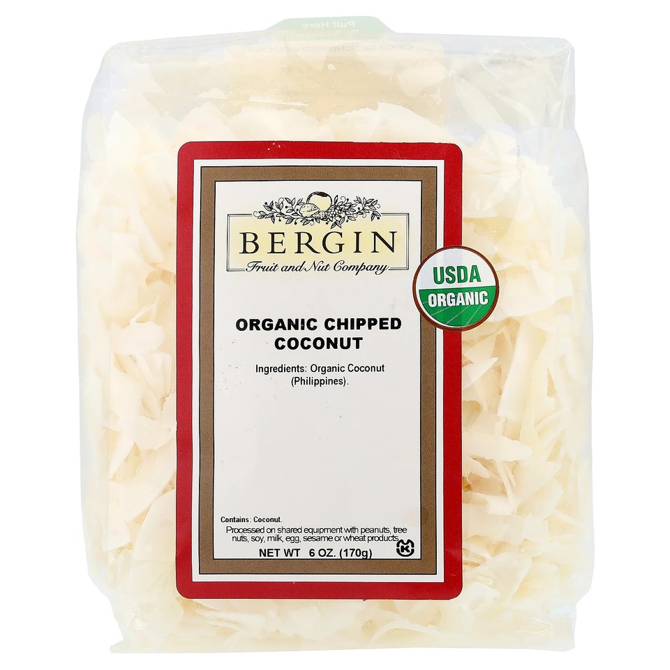 Organic Chipped Coconut, 6 oz (170 g)