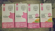 New 24 Pouches of Serenity Kids 3.5oz Baby Food Organic Roasted Pork exp 07/27