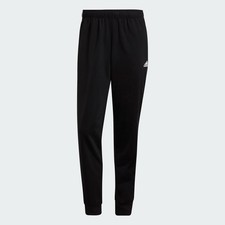 adidas men Essentials Warm-Up Tapered 3-Stripes Track Pants