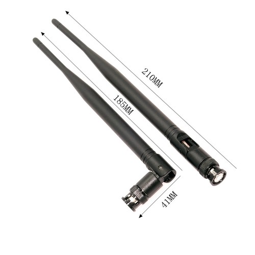 Wireless Microphone Receiver Antenna UHF 500MHz-900MHz BNC Male Antenna 2-Pack - Zdjęcie 7 z 11