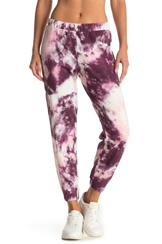 Z BY ZELLA Tie Dye Joggers In Purple 