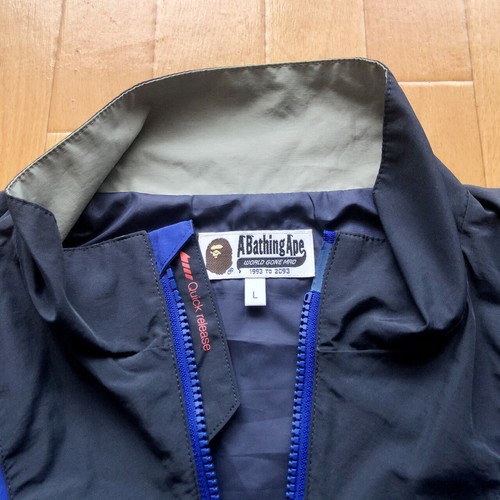 2017 look bape Color Block Track Jacket L A Bathing Ape og nigo Human made verdy - Picture 4 of 7