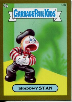 Garbage Pail Kinder Mini-Karten 2013 Gold Parallel Basiskarte 135b Shadowy STAN