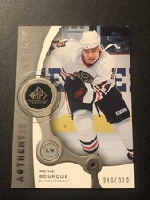 2005-06 SP Game Used Edition Authentic Rookies /999 Rene Bourque #116 Rookie RC