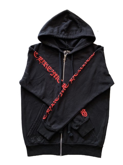chrome hearts red hoodie