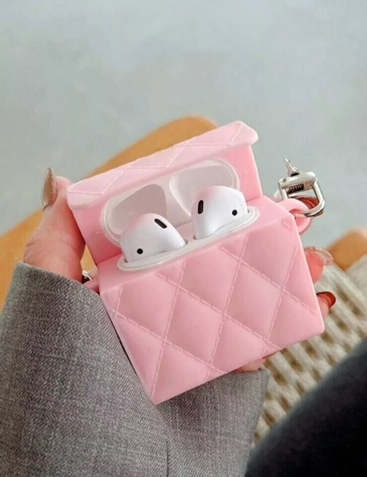  Cute Pink Airpods Case for AirPods1/2/3/Pro/Pro2 Retro