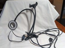 LED Selfie Ring Light Phone Holder Flexible Stand Long Arm for Stream Live Lamp